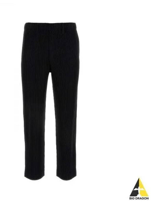 Pleated Straight Pants Black - ISSEY MIYAKE - BALAAN 2