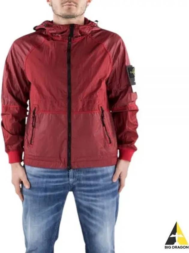 Nylon Metal Windbreaker Red - STONE ISLAND - BALAAN 2