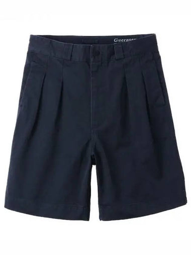 Fisherman 1960 Chino Shorts Navy Domestic Product GPCX22062209618 - GUERNSEY WOOLLENS - BALAAN 1