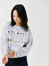 Brushed Options Matinee Family Sweat Shirts MELANGE GRAY - LE SOLEIL MATINEE - BALAAN 4