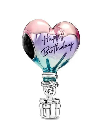 Happy Birthday Hot Air Balloon Charm Silver - PANDORA - BALAAN 1