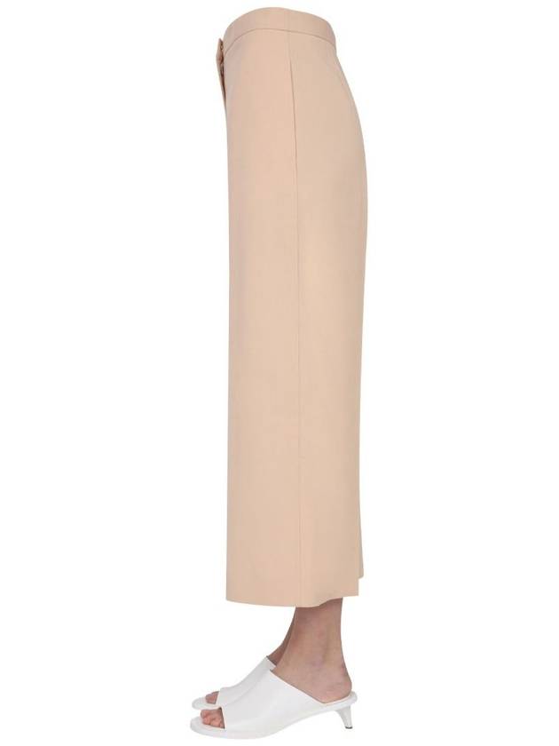 Cotton Wide Pants Pink Beige - JIL SANDER - BALAAN 4