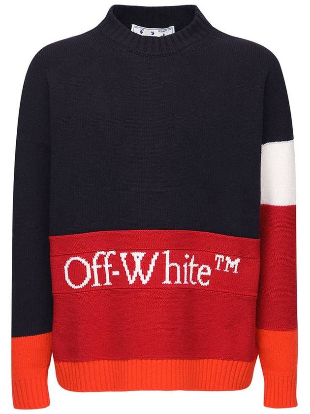 color block logo turtleneck - OFF WHITE - BALAAN 2