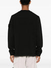 Ghost Piece Cotton Jersey Crew Neck Sweatshirt Black - STONE ISLAND - BALAAN 5