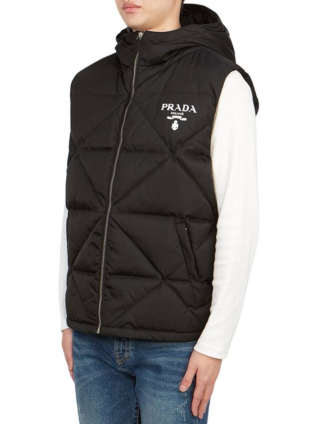 Re-Nylon Down Vest Black - PRADA - BALAAN 4