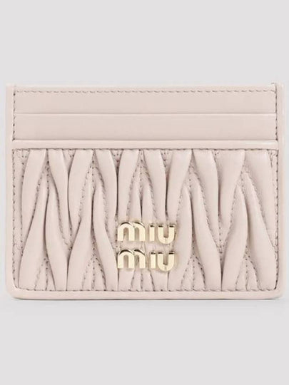 Materasse Nappa Leather Card Wallet Powder Pink - MIU MIU - BALAAN 2