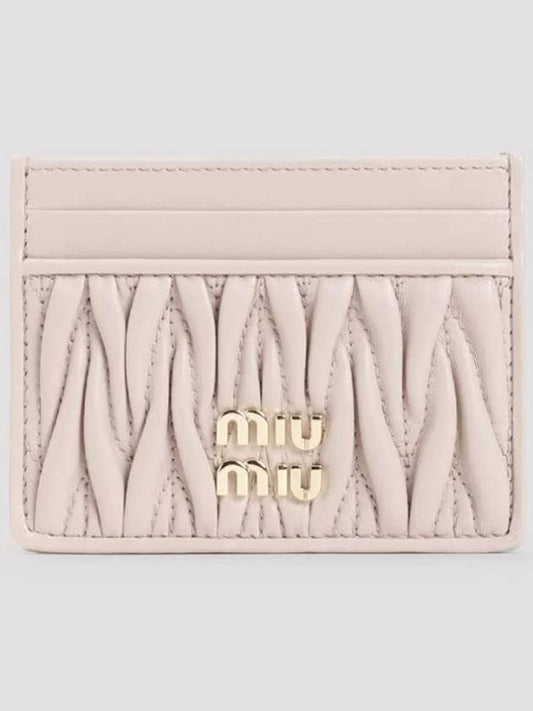 Materasse Nappa Leather Card Wallet Powder Pink - MIU MIU - BALAAN 2