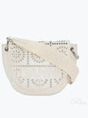 Banner Perforated Shoulder Bag White - GANNI - BALAAN 2