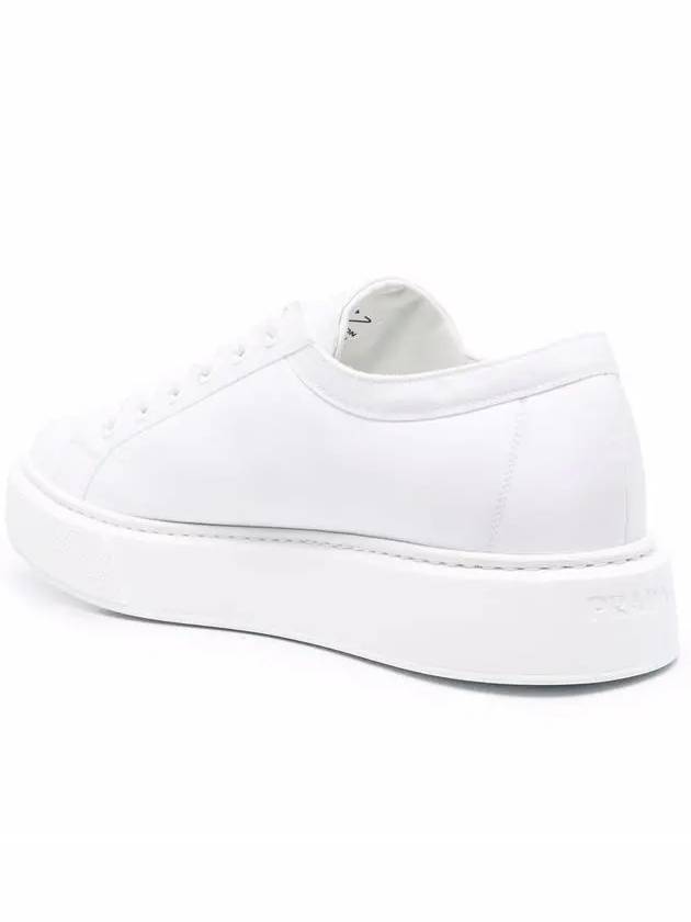 Nylon Macro Low Top Sneakers White - PRADA - BALAAN 4