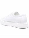 Nylon Macro Low Top Sneakers White - PRADA - BALAAN 4