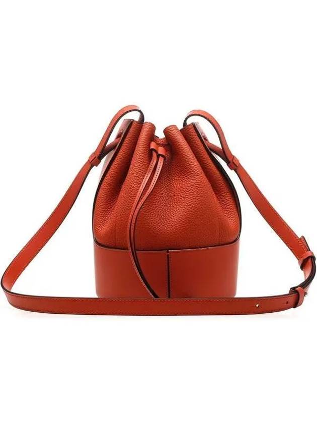 Balloon Leather Bucket Bag Orange - LOEWE - BALAAN 4