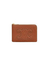 Triomphe Pouch Card Wallet Tan - CELINE - BALAAN 2