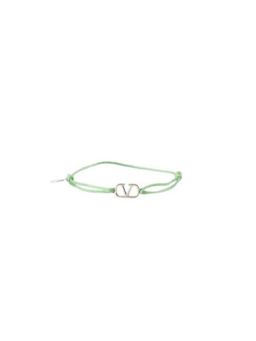 V Logo Bracelet Ice Mint - VALENTINO - BALAAN 1