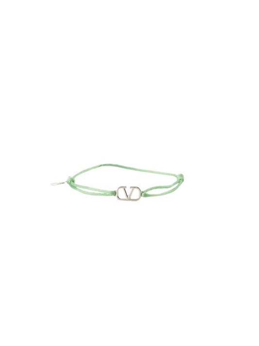 V Logo Bracelet Ice Mint - VALENTINO - BALAAN 1