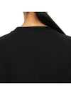 Women's Paris Royal Cotton Sweatshirt Black - MAISON KITSUNE - BALAAN 8