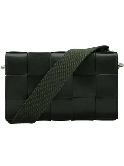 Cassette Versatile Strap Cross Bag Dark Green - BOTTEGA VENETA - BALAAN 2