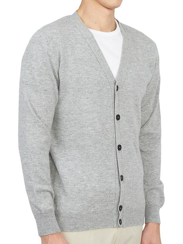 Men's Cardigan Gray - JOHNSTONS OF ELGIN - BALAAN 4