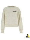 Shard Embroidered Logo Sweatshirt Ecru - ISABEL MARANT - BALAAN 2