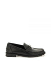 FF Square Leather Loafers Black - FENDI - BALAAN 2