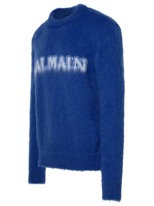 BALMAIN BRUSHED COTTON CREWNECK JUMPER - BALMAIN - BALAAN 3