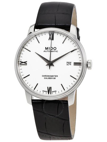 Mido Baroncelli SI Automatic White Dial Men's Watch M027.408.16.018.00 - MIDO - BALAAN 1