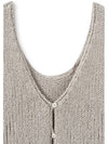 Two Face Button Knit Vest Sand Beige - NOIRER FOR WOMEN - BALAAN 10