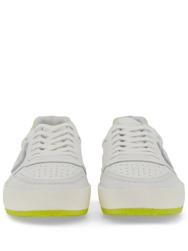 Sneakers VNLU VN01 VN01 VEAU NEON BLANC JAUNE - PHILIPPE MODEL - BALAAN 5