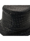 Intrecciato Leather Bucket Hat Black - BOTTEGA VENETA - BALAAN 7