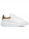 Oversized Low Top Sneakers White Gold - ALEXANDER MCQUEEN - BALAAN 2