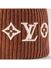 LV Headline Beanie Hazelnut - LOUIS VUITTON - BALAAN 5