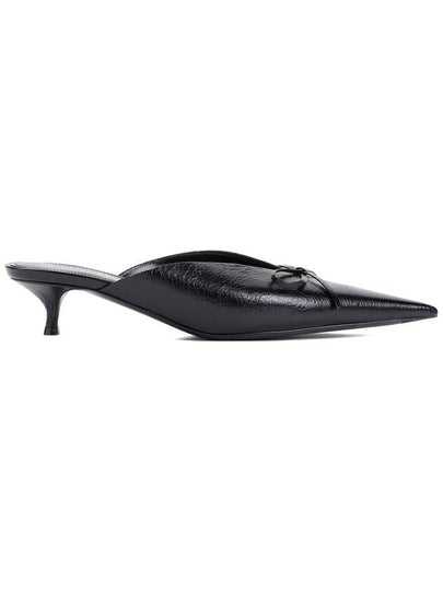 Women Knife Bow 40mm Mule Black - BALENCIAGA - BALAAN 2