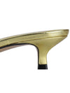 Metallic Lambskin Padded Mule Gold - BOTTEGA VENETA - 7