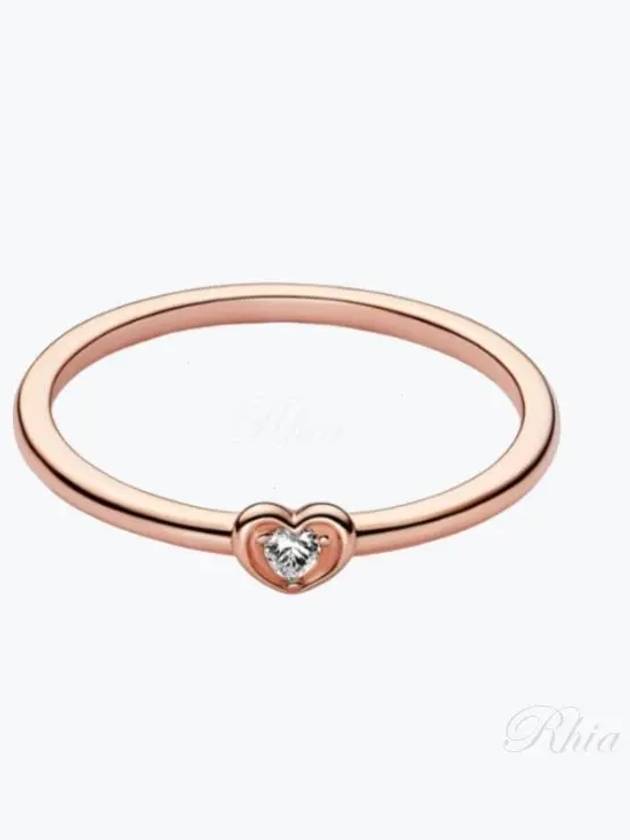 Radiant Heart Ring Rose Gold - PANDORA - BALAAN 2