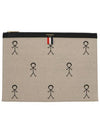 Icon Clutch Bag Brown - THOM BROWNE - BALAAN 1