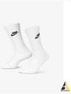 Everyday Essentials 3 Pack Socks White - NIKE - BALAAN 2