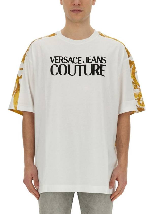 Versace Jeans Couture T-Shirt With Logo - VERSACE - BALAAN 1