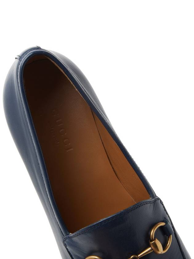 Jordaan Leather Loafers Blue - GUCCI - BALAAN 8