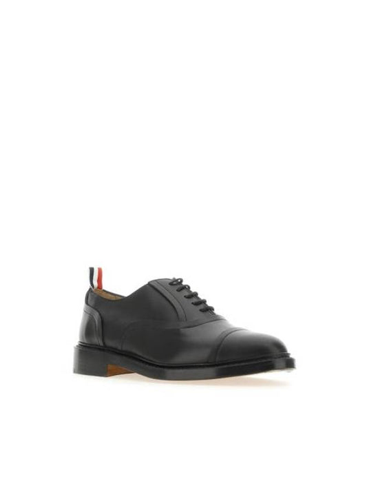 Vitello Captoe Leather Oxford Black - THOM BROWNE - BALAAN 1