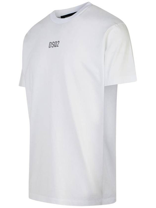 DSQUARED2 White Cotton T-Shirt - DSQUARED2 - BALAAN 2