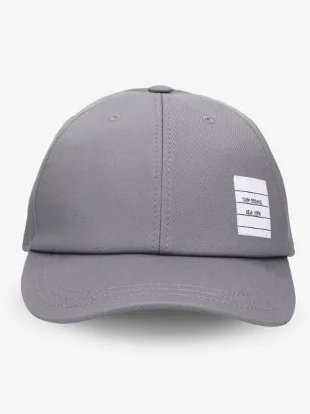 Classic Logo Patch Ball Cap Grey - THOM BROWNE - BALAAN 2