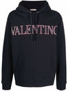 Neon Universe Hoodie Dark Navy - VALENTINO - BALAAN 2