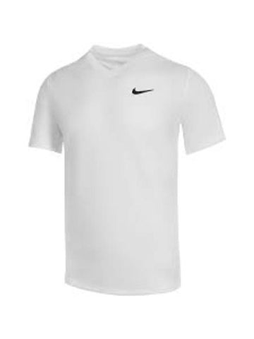 Victory Court Dri Fit Short Sleeve T-shirt White - NIKE - BALAAN 1