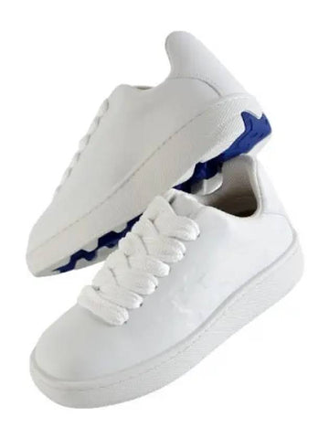 leather box sneakers women - BURBERRY - BALAAN 1