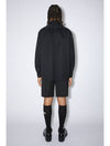 Button Up Over Long Sleeve Shirt Black - ACNE STUDIOS - BALAAN 4