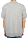 Men's Logo Print Crew Neck Cotton Short Sleeve T-Shirt Grey - CP COMPANY - BALAAN 5