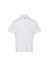 Men's Overfit Short Sleeve Shirt White - SOLEW - BALAAN 1