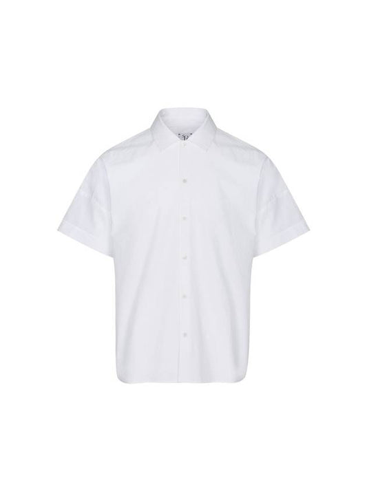 Overfit Short Sleeve Shirt White - SOLEW - BALAAN 1