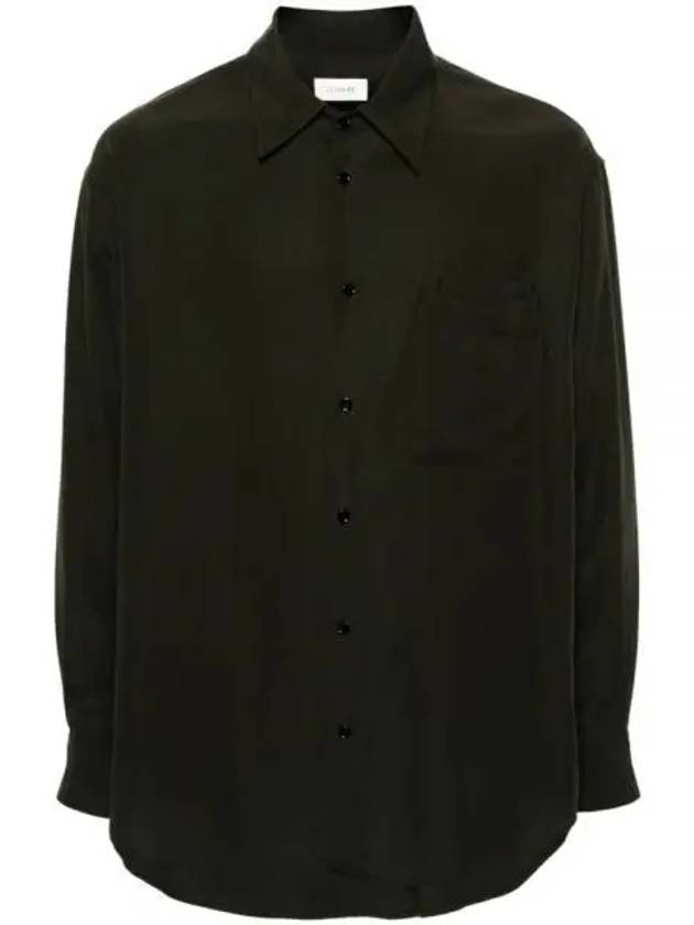 Double Pocket Long Sleeve Shirt Brown - LEMAIRE - BALAAN 2