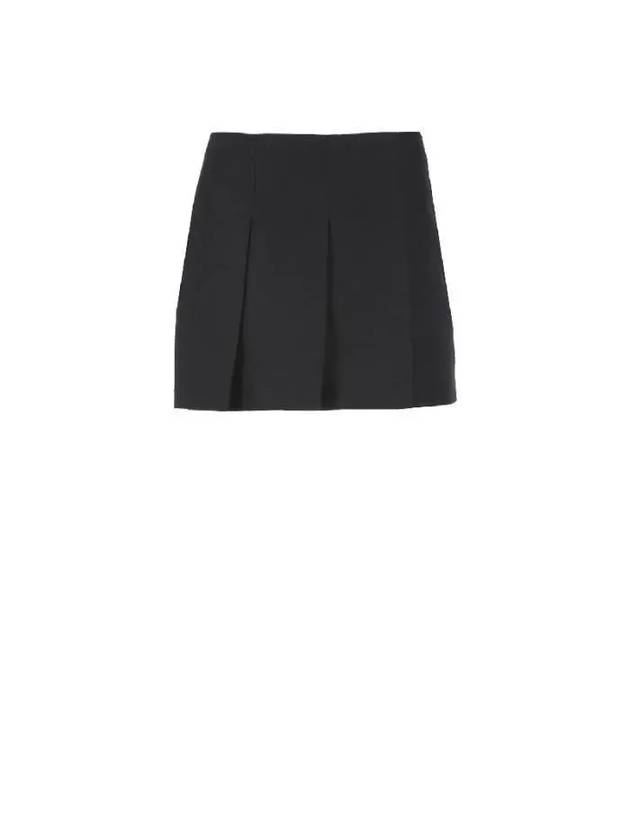 Women's High-Waist Pleated Skirt Black - MARNI - BALAAN 2