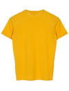 Angera Crewneck Cotton Short Sleeve T-Shirt Yellow - LORO PIANA - BALAAN 3